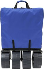 Mac Sports Heavy Duty Collapsible Folding All Terrain Utility Beach Wagon Cart, Blue/Black - Image 9