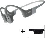 AfterShokz Aeropex Open-Ear Wireless Bone Conduction Headphones with Sport Belt, Cosmic Black, 2.3 - Image 3