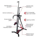 MaxiClimber XL Hydraulic Resistant Vertical Climber and Exercise System - Image 4