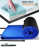 Thick Memory Foam Camping Pad Futon Mattress Full, Portable Floor Sleeping Mat Sleepover Guest Bed Roll Up Mattress for Indoor Outdoor Travel - Image 15