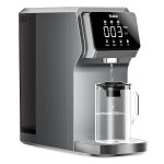 Countertop Reverse Osmosis Water Filter, Carafe Alkaline Boost, 6-Stage RO Filtration System, Home Water Purifier, Reduce , Gray